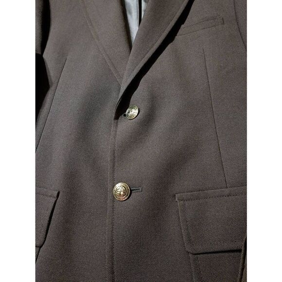 New 38 Regency Brown Single Breast Notch Lapel Suit Jacket Sport Coat Blazer NWT - Picture 3 of 6